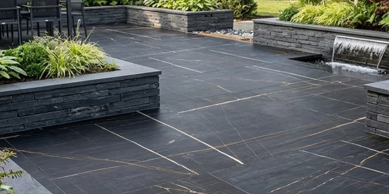 GeoCeramica Saint Laurent Noir 60x60x4 cm