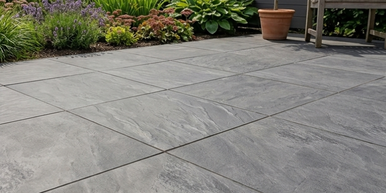 Keramiek Tegel Stones Slate Antracite 100x100x2 cm