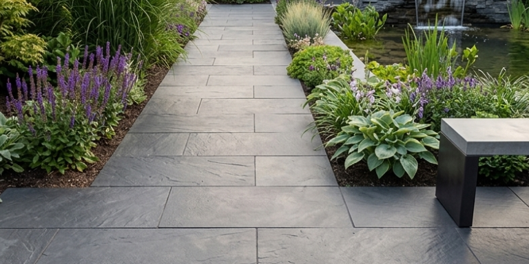 Keramiek Tegel Stones Slate Antracite 60x120x2 cm