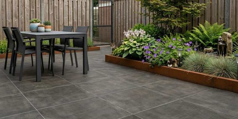 GeoCeramica Patch Plus Black 60x60x4 cm