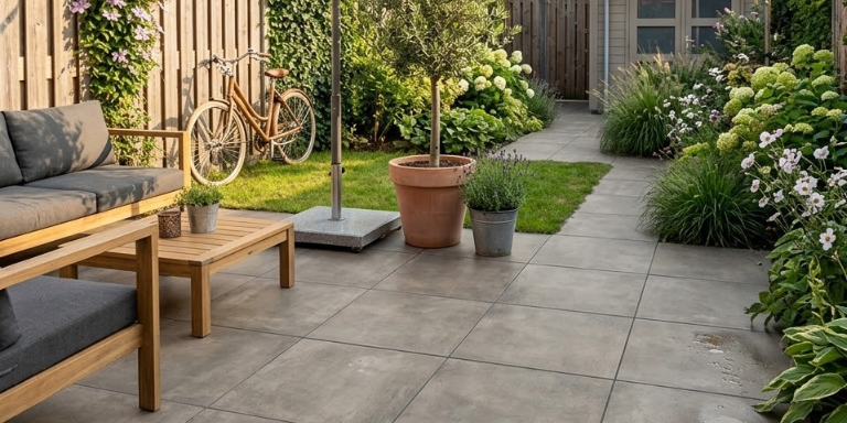 GeoCeramica Patch Plus Grey 60x60x4 cm