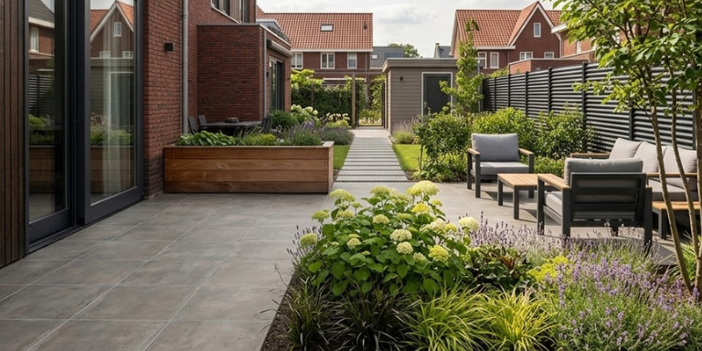 GeoCeramica Patch Plus Grey 90x90x4 cm