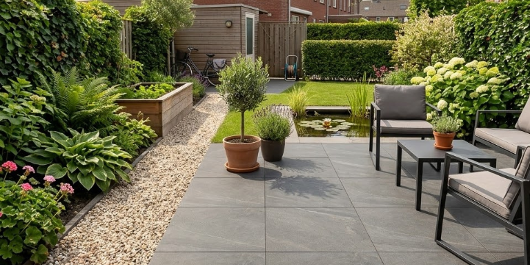 GeoCeramica Tempo Dark Matt 75x75x4 cm