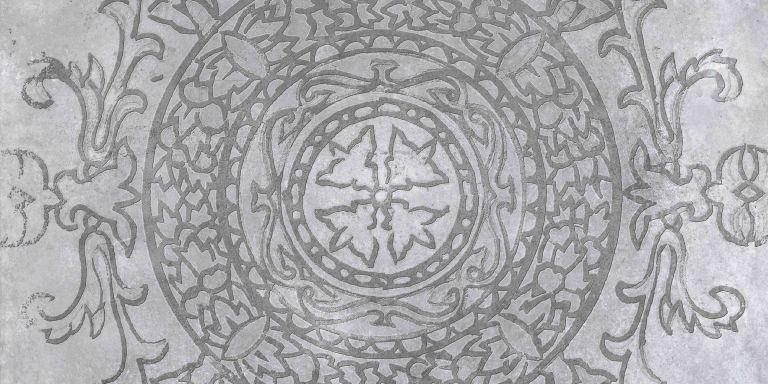 GeoCeramica Symbol Circle Smoke 60x60x4 cm