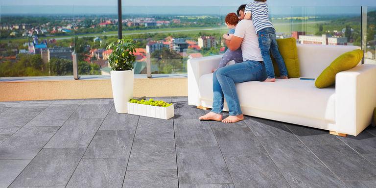 GeoCeramica Fiordi Fumo 40x80x4 cm