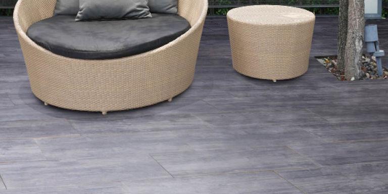 GeoCeramica Timber Grigio 40x80x4 cm