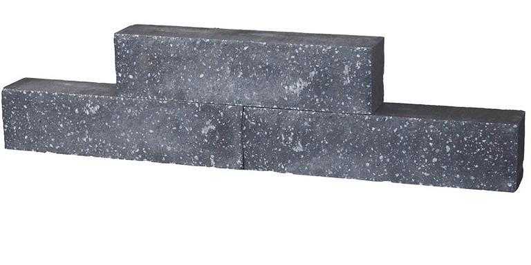 Gigasplitblok Noors Antraciet 60x12x15 cm