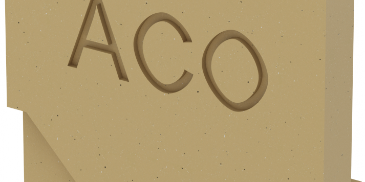ACO Euroline eindplaat
