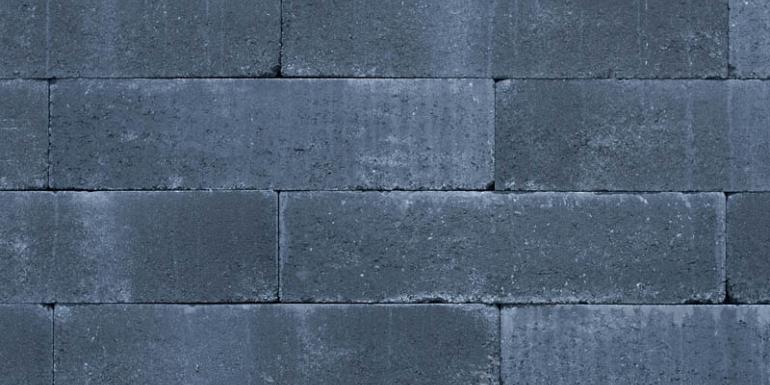 Patioblok Getrommeld Antraciet 60x12x12 cm