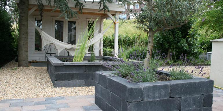Patioblok Getrommeld Antraciet 60x12x12 cm