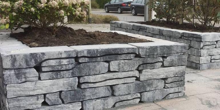 Stonewalling Grijs/Zwart 42x18x8 cm