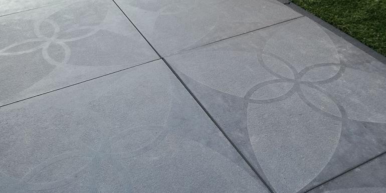 Optimum Decora Graphite Iris 60x60x4 cm