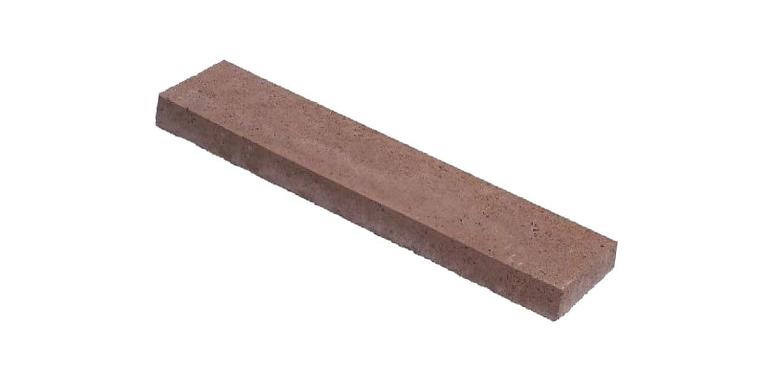 Schellevis Oud Hollandse Tegel/Opsluitband Rood/Bruin 100x20x5 cm