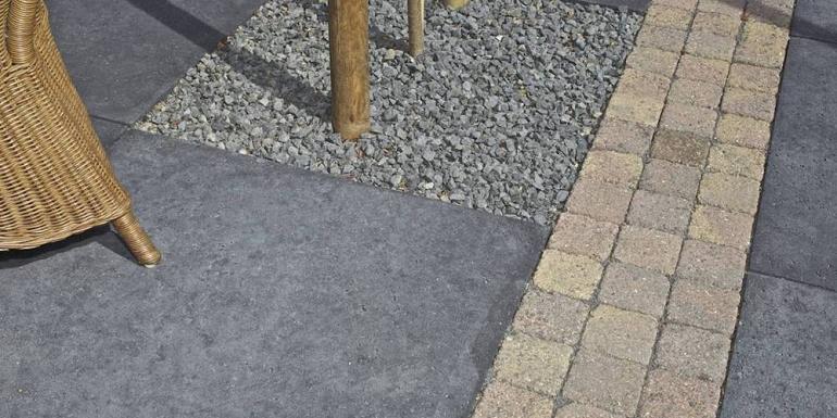 Schellevis Oud Hollandse Tegel Carbon 80x80x5 cm