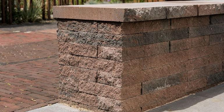 Wallblock Split Brons 15x6x40 cm