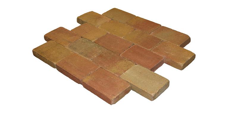 Metro Trommelsteen Terrageel 15x20x6 cm