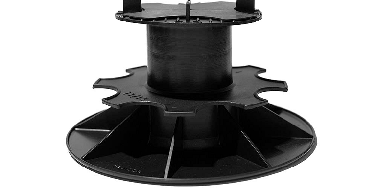 Verstelbare tegeldrager 11-14 cm voeg 3 mm (inclusief bovenplaat en rubber 1 mm)