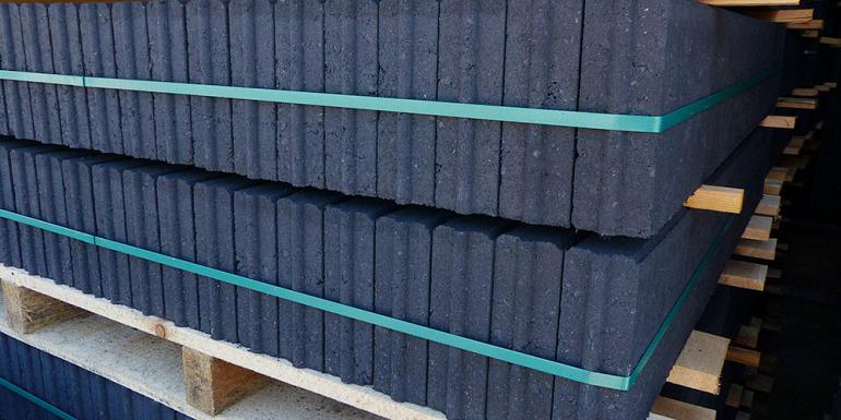 Opsluitband 5x15x100 cm hd Antraciet