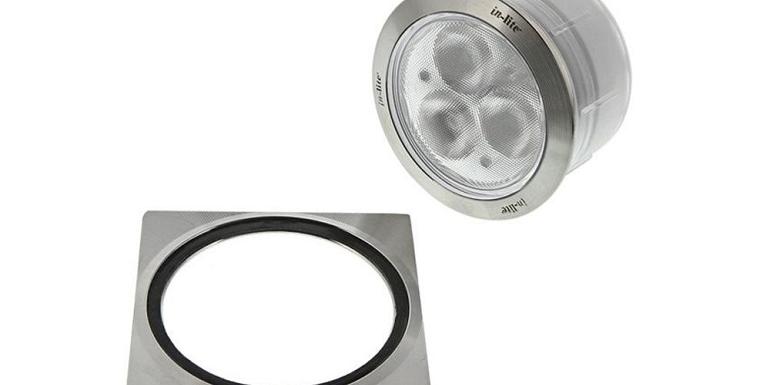 In-lite afdekplaat PLATE 75 RVS