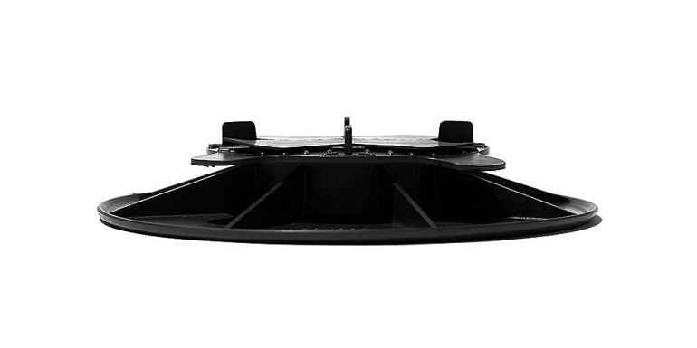 Verstelbare tegeldrager 3,5-5 cm voeg 3 mm (inclusief bovenplaat en rubber 1 mm)
