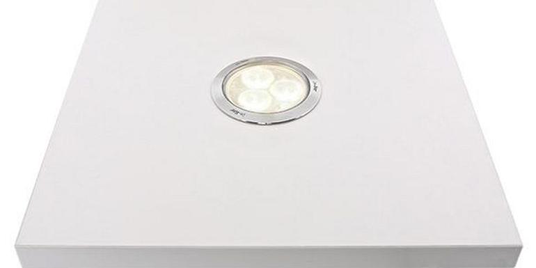 in-lite grondspot FLUX LED RVS 68 mm