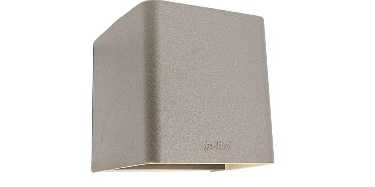 In-lite wandlamp ACE UP-DOWN SILVER 230V