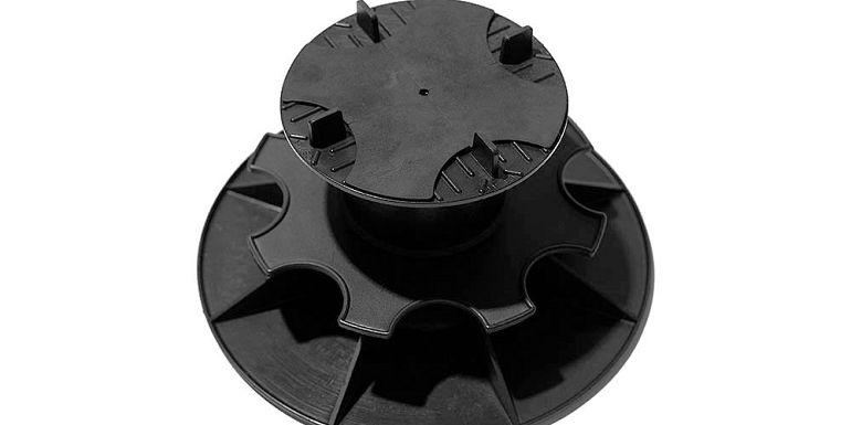 Verstelbare tegeldrager 11-14 cm voeg 3 mm (inclusief bovenplaat en rubber 1 mm)