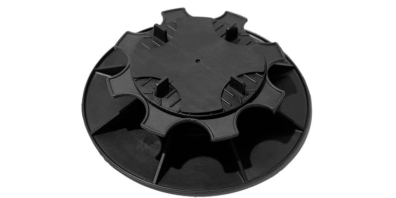 Verstelbare tegeldrager 5-8 cm voeg 3 mm (inclusief bovenplaat en rubber 1 mm)
