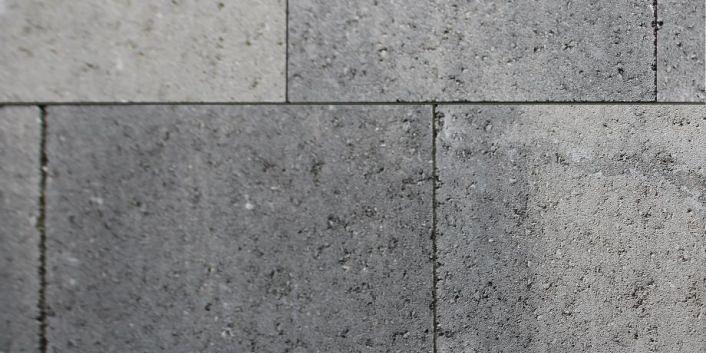 Metro Vlaksteen Grijs/Zwart 20x30x4 cm
