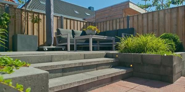 Wallblock New Antraciet 12x10x30 cm