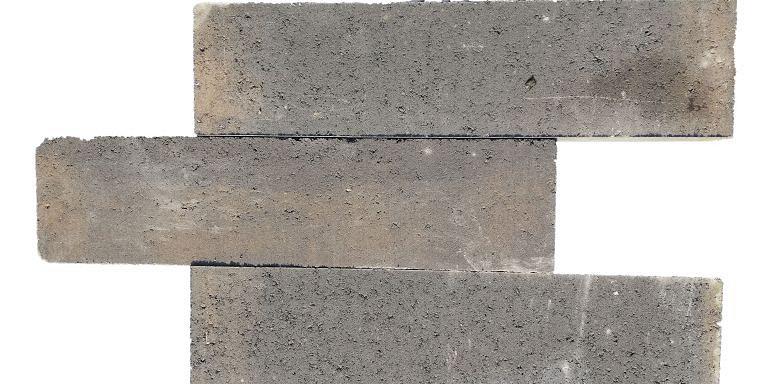 Patioblok Strak Bruin/Zwart 60x12x12 cm