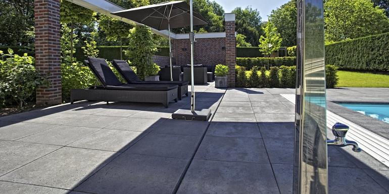 Schellevis Oud Hollandse Tegel Antraciet 100x100x8 cm