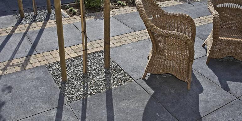 Schellevis Oud Hollandse Tegel Carbon 80x80x5 cm