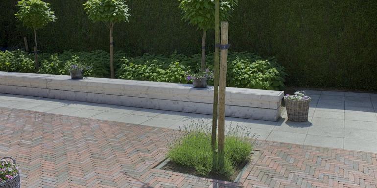 Schellevis Oud Hollandse Tegel Grijs 50x50x7 cm