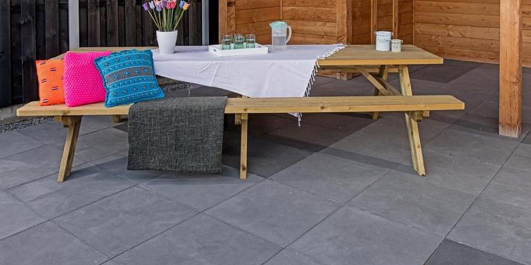 Axenta Premium Plata Silver/Gris 60x60x4 cm