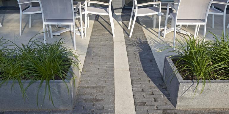 Schellevis Oud Hollandse Tegel/Opsluitband Crème 100x20x5 cm