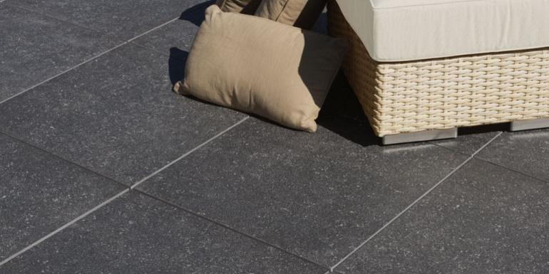 GeoCeramica Entrée BB Stone Black 60x60x4 cm