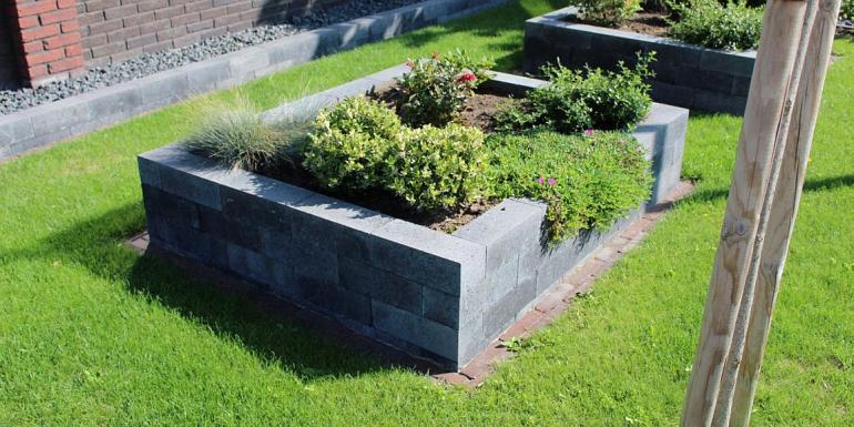 Wallblock New Antraciet 12x10x30 cm