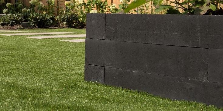 Wallblock New Antraciet 12x10x60 cm