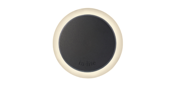 In-lite grondspot PUCK DARK 22 mm
