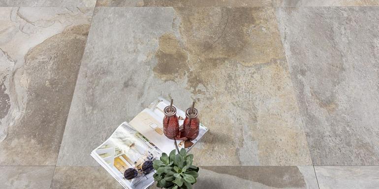 GeoCeramica Multicolor Stone Natural 100x100x4 cm