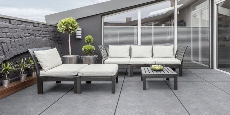 GeoCeramica Impasto Grigio Déco 80x80x4 cm