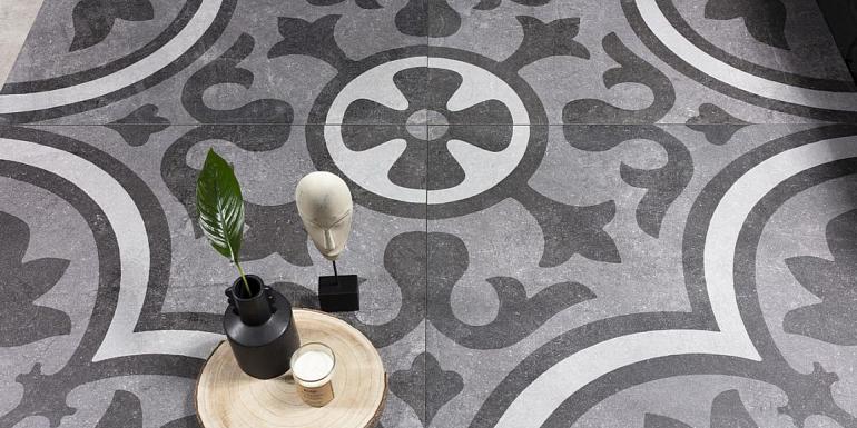 GeoCeramica Elios Decoro Fiori 100x100x4 cm