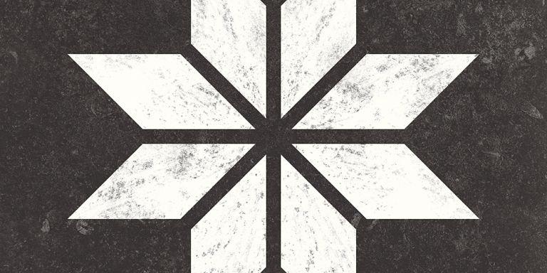 Solostone vtwonen Decoren Belgian Stone Star White 70x70x3,2 cm