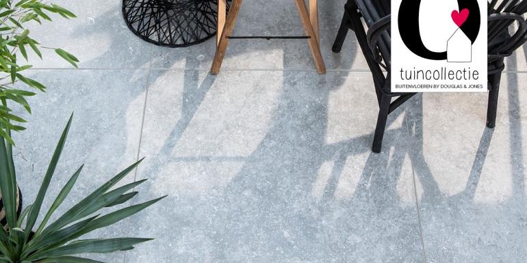 D&J Solostone 3.0 Uni Minerals Grey 90x90x3 cm
