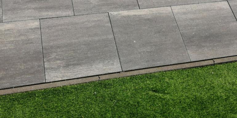 Terras+ Tegel Grijs/Zwart 60x60x4 cm