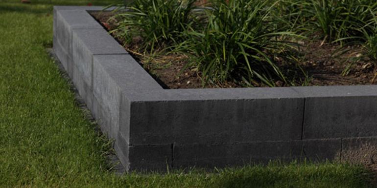 Patioblok Strak Antraciet 60x15x15 cm