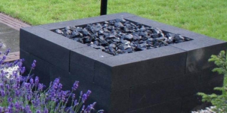 Patioblok Strak Antraciet 60x15x15 cm