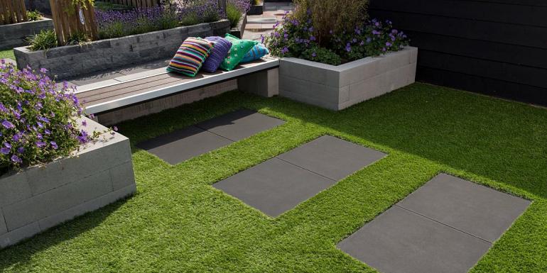 Furora Premium Vlak Antraciet 60x60x4 cm