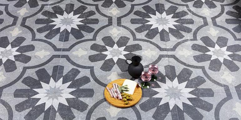 GeoCeramica Elios Decoro Tulipani 80x80x4 cm